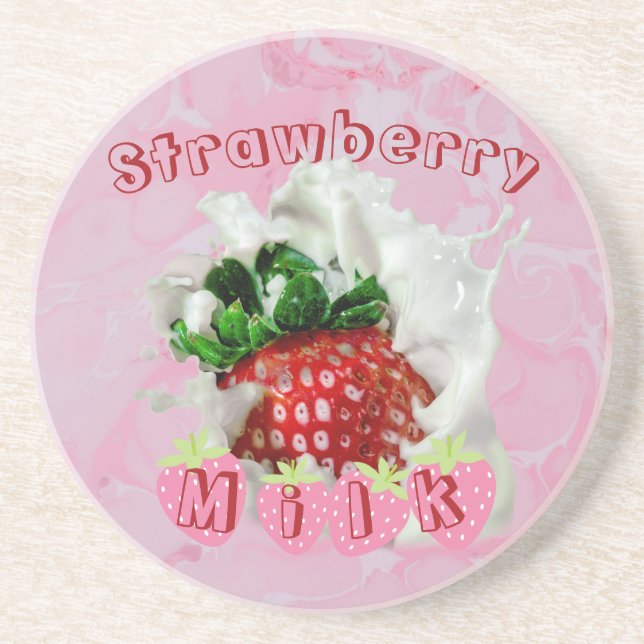 Dessous De Verre En Grès Été Fruit Fruit Cute Japonaise Kawaii Nourriture (Devant)