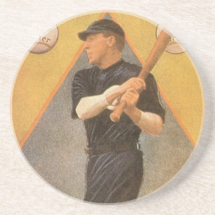 Dessous De Verre En Grès Étiquette de produit vintage Art, Boston Garter po