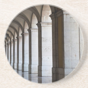 Dessous De Verre En Grès Europe, Portugal, Lisbon. Colonnes de l'arcade