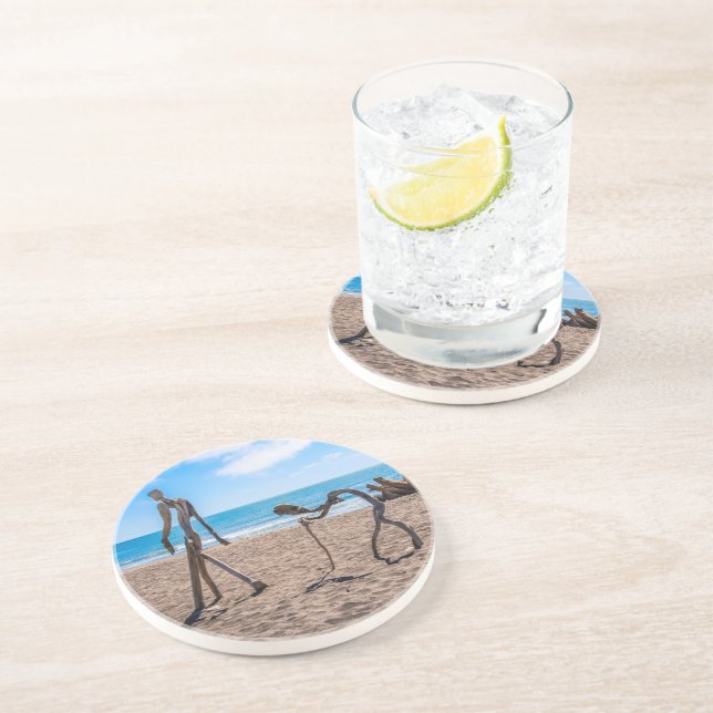 Dessous De Verre En Grès Évolution (Côté)