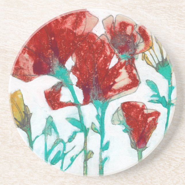 Dessous De Verre En Grès Expression de flux II (Devant)