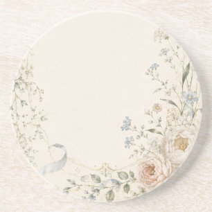 Dessous De Verre En Grès Faire-part de mariage dans un élégant style campag
