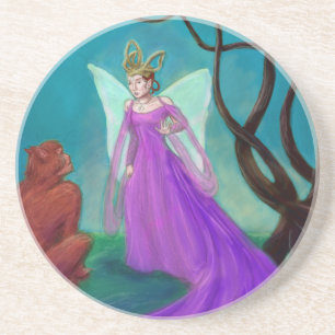 Dessous De Verre En Grès Fairy Queen