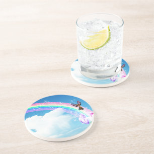 Dessous De Verre En Grès Faisons un arc en ciel