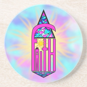 Dessous De Verre En Grès Faith ~ Steeple
