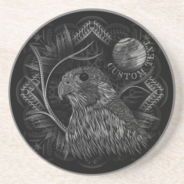 Dessous De Verre En Grès Falcon Full Moon (Devant)