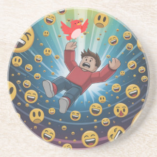 Dessous De Verre En Grès Fall in bubble