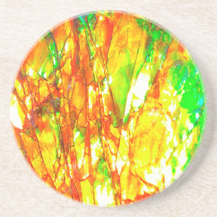 Dessous De Verre En Grès Falln Sunset Ammolite
