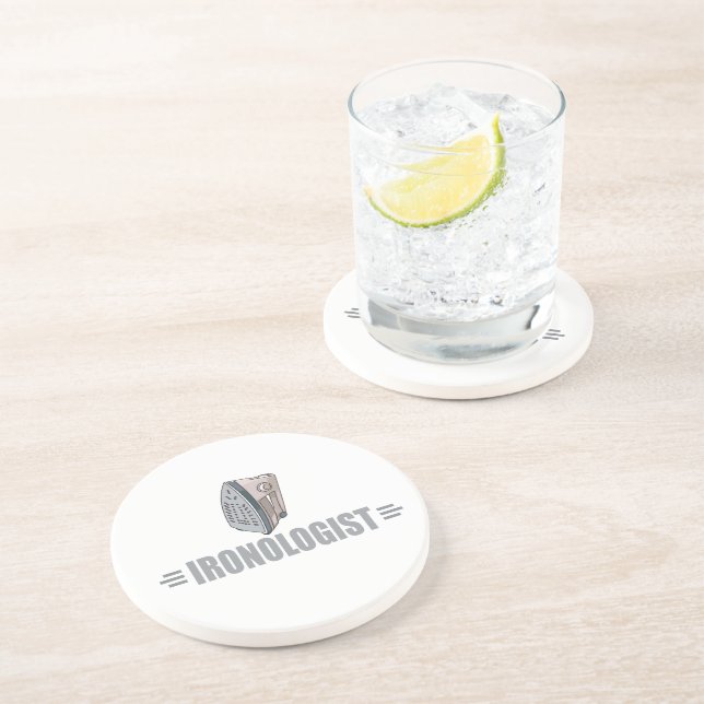Dessous De Verre En Grès Fantaisie du repassage (Côté)