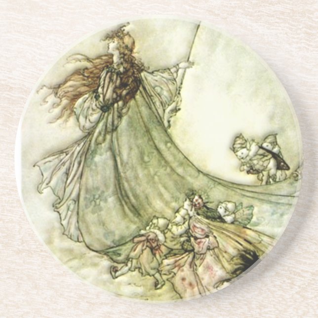 Dessous De Verre En Grès Fées loin - Arthur Rackham (Devant)