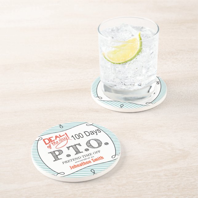 Dessous De Verre En Grès Félicitations amusantes pour faire semblant d'être (Côté)