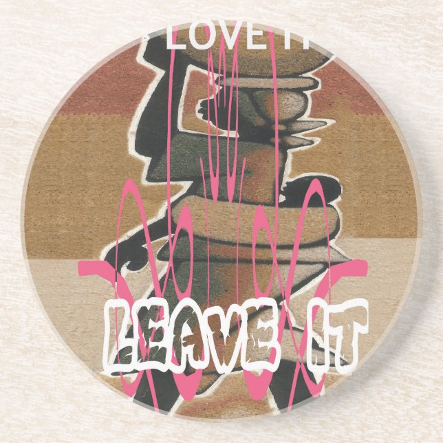 Dessous De Verre En Grès Femmes et enfants La vie n'est pas juste ; habitue (Devant)