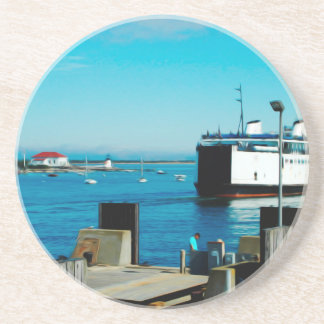 Dessous De Verre En Grès Ferry de Nantucket