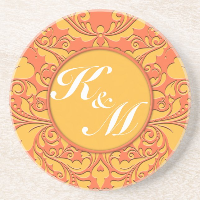 Dessous De Verre En Grès FêteEndiablée (Devant)