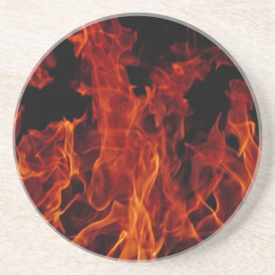 Dessous De Verre En Grès Feu