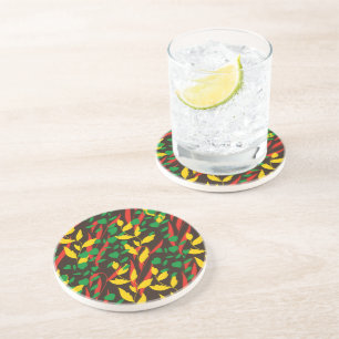 Dessous De Verre En Grès feuille