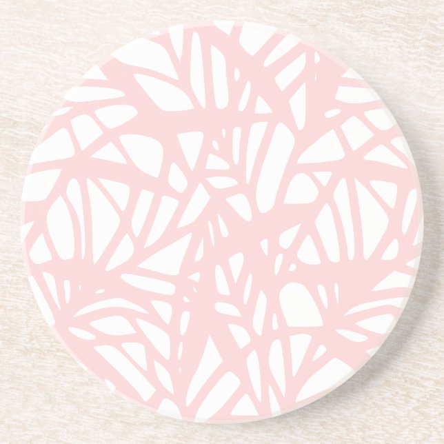 Dessous De Verre En Grès Feuille bambou (Devant)