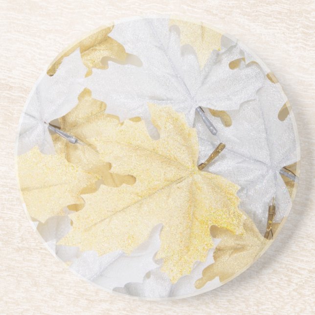 Dessous De Verre En Grès Feuilles d'automne (Devant)