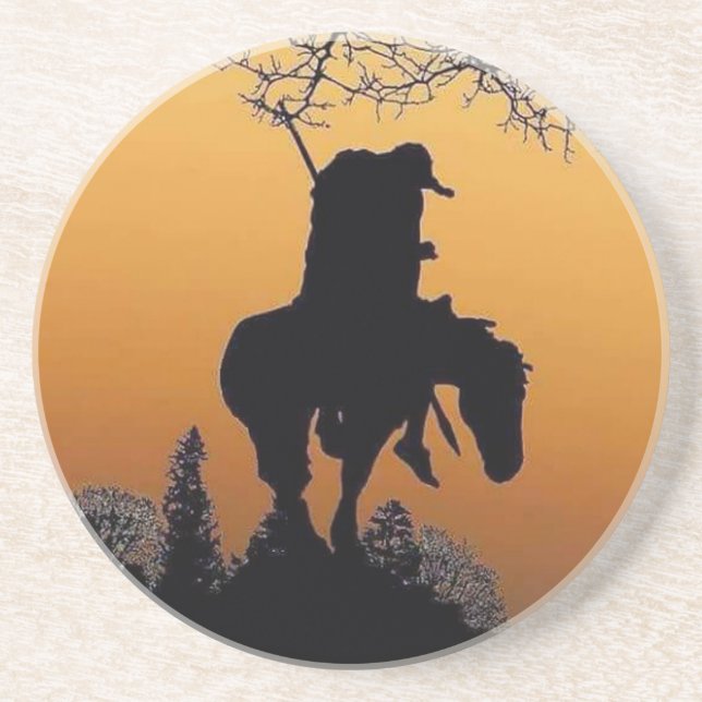 Dessous De Verre En Grès Fin du grès de la piste (Devant)