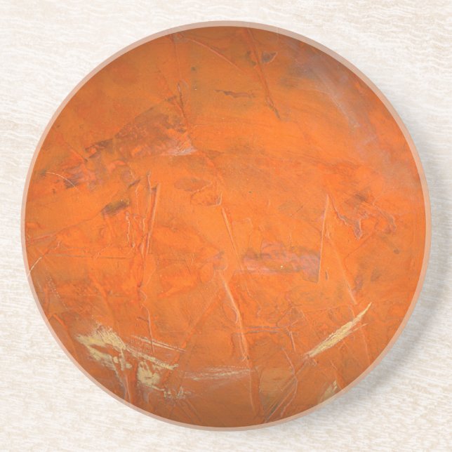 Dessous De Verre En Grès Finition Faux en terre cuite laquée (Devant)