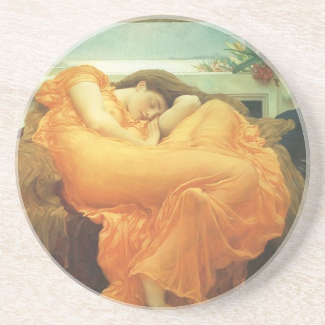 Dessous De Verre En Grès Flaming June par Lord Frederic Leighton (Devant)