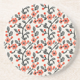 Dessous De Verre En Grès Fleur de cerise