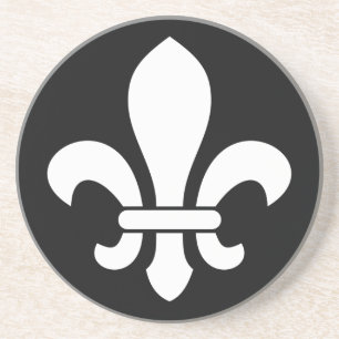 Dessous De Verre En Grès Fleur de lis