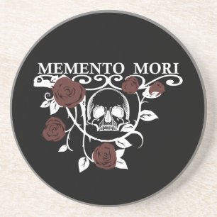 Dessous De Verre En Grès fleur de memento mori