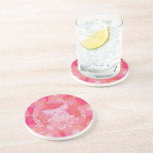 Dessous De Verre En Grès Fleur de vie Cochon