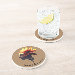 Dessous De Verre En Grès Fleur Pétale Humaine Conception unique pour -