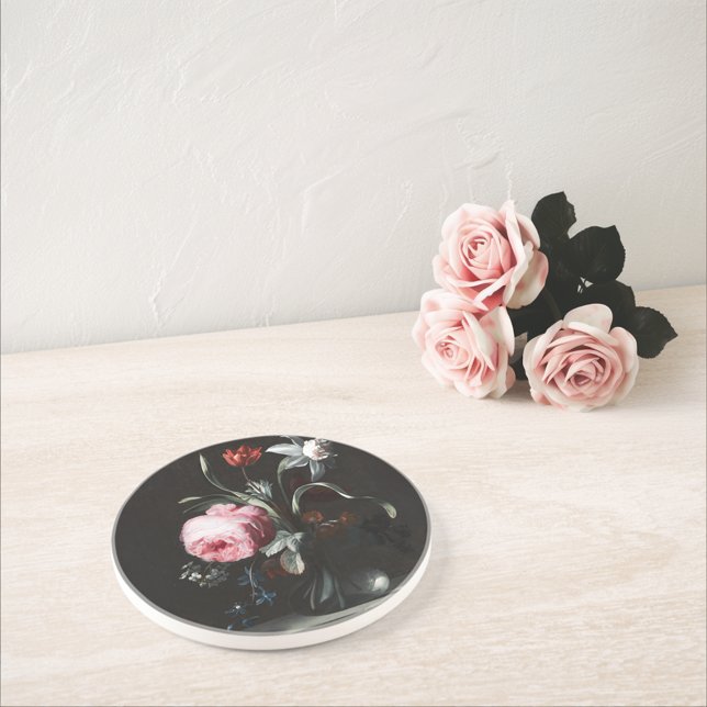 Dessous De Verre En Grès Fleurs dans un vase de Verelst (Créateur téléchargé)