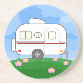 Dessous De Verre En Grès Fleurs de ressort