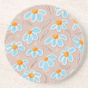 Dessous De Verre En Grès Fleurs Heureuses Grès