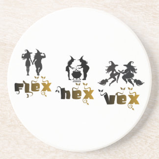 Dessous De Verre En Grès Flex. Hex. Vex. Sorcières Body Positive & Diverses