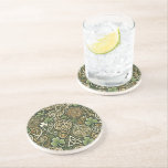 Dessous De Verre En Grès Floraison Celtique<br><div class="desc">Celtic Bloom ressemble à un printemps qui s'éveille dans une terre ancienne où le folklore respire encore. Les nœuds celtiques entrelacés évoquent une musique qui boucle, se tisse et revient sur elle-même comme une tapisserie vivante de mélodie. Les tons verts vifs évoquent des danses de violon endiablées et la chaude...</div>