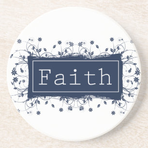 Dessous De Verre En Grès Foi