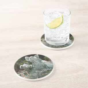 Dessous De Verre En Grès Fontaine trois porcine