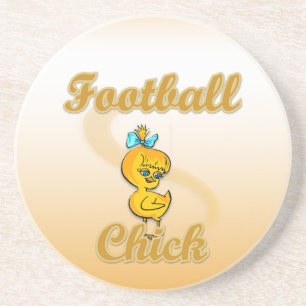 Dessous De Verre En Grès Football Chick