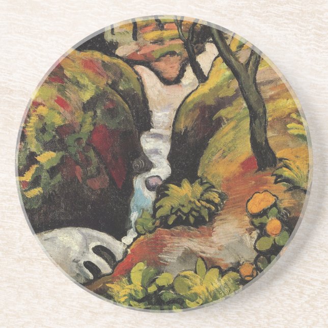 Dessous De Verre En Grès Forest Brook par August Macke Expressionnisme Vint (Devant)