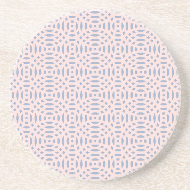 Dessous De Verre En Grès formes circulaires motif transparent (Devant)