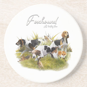 Dessous De Verre En Grès Foxhound