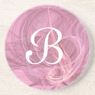 Dessous De Verre En Grès Fractage Misc Series-8—dessous de verre rose—1 de