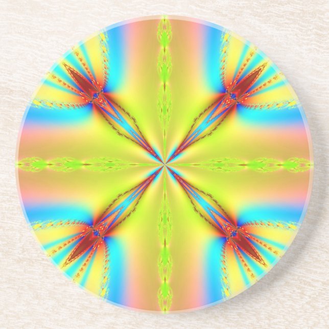 Dessous De Verre En Grès Fractalscope 31 (Devant)