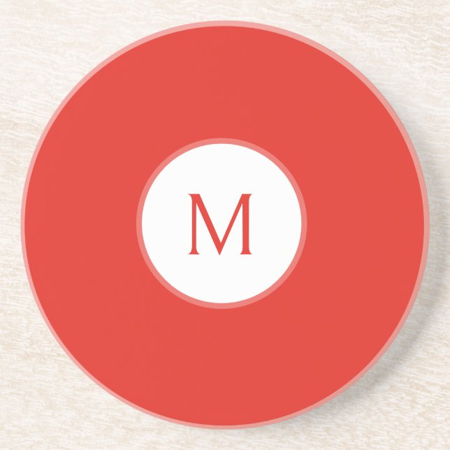 Dessous De Verre En Grès Fraise (Devant)