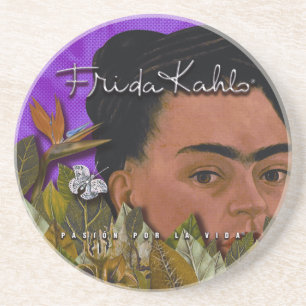 Dessous De Verre En Grès Frida Kahlo Pasion Por La Vida