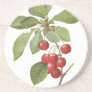 Dessous De Verre En Grès Fruit vintage Cherry Food, Cerises par Redoute