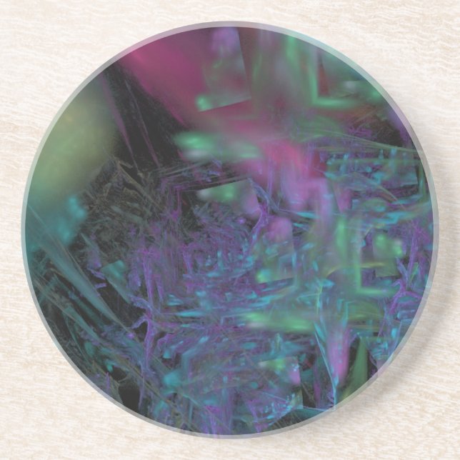 Dessous De Verre En Grès Frustration en couleur (Devant)