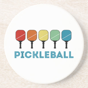 Dessous De Verre En Grès Funny Pickleball Retro Vintage