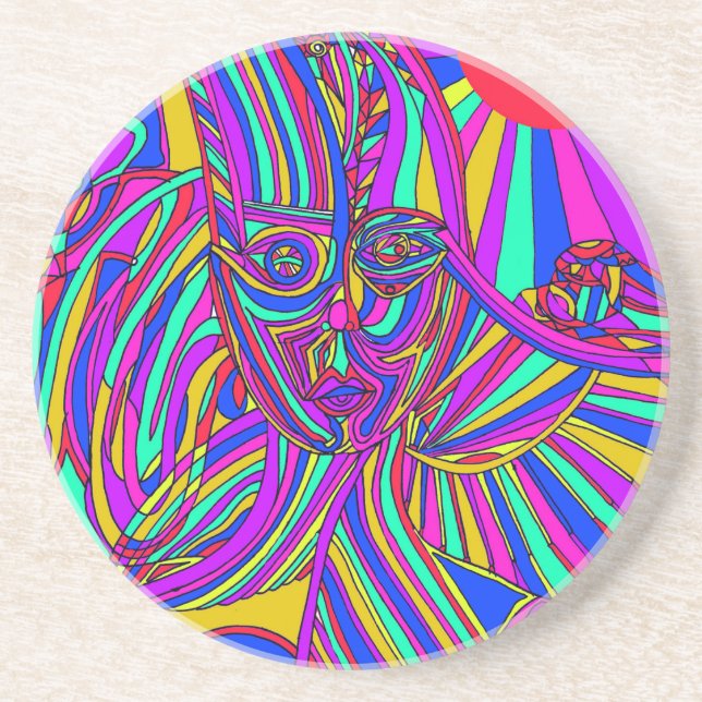 Dessous De Verre En Grès Fusion (Devant)