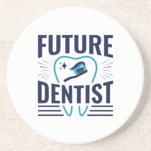 Dessous De Verre En Grès Futur étudiant de l'école dentaire dentiste